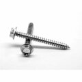 Asmc Industrial No.14-10 x 3.5 Hex Washer Head Type A Sheet Metal Screw, Low Carbon Steel - Zinc Plated, 500PK 0000-212424-500